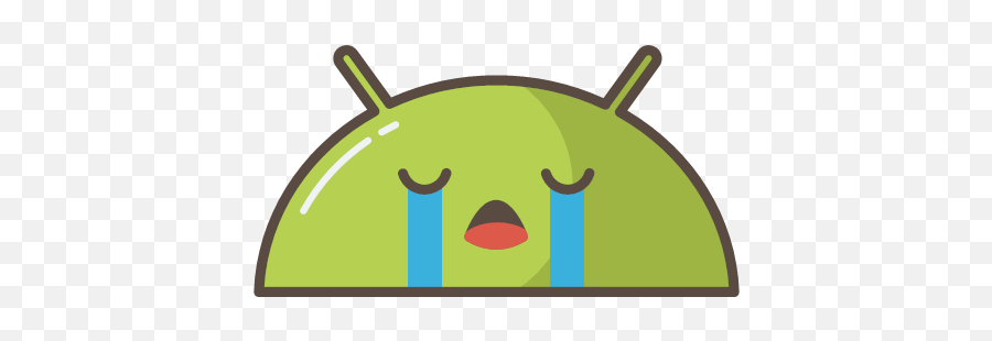Crying Emoji Mobile Mood Robot Sad Icon - Androids Moods,Crying Emoji Png