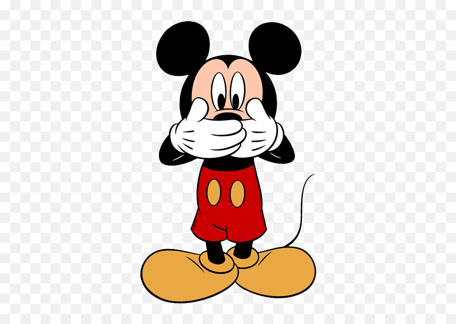 Download Mickey Mouse Clipart Green - Mickey Mouse Sad Png Emoji,Mickey Mouse Clipart