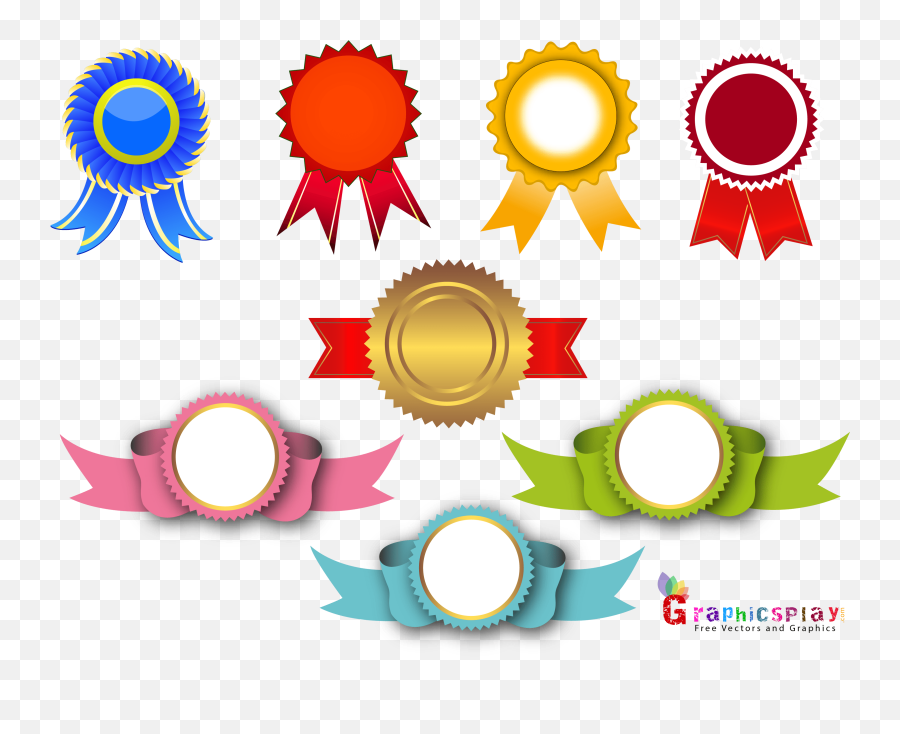 Colorful Ribbons Png And Vector - Colorful Ribbon Clipart Png Emoji,Ribbons Png