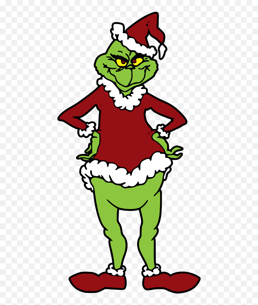 Where To Find Free Grinch Svgs - Standing Grinch Svg Emoji,Grinch Face Clipart