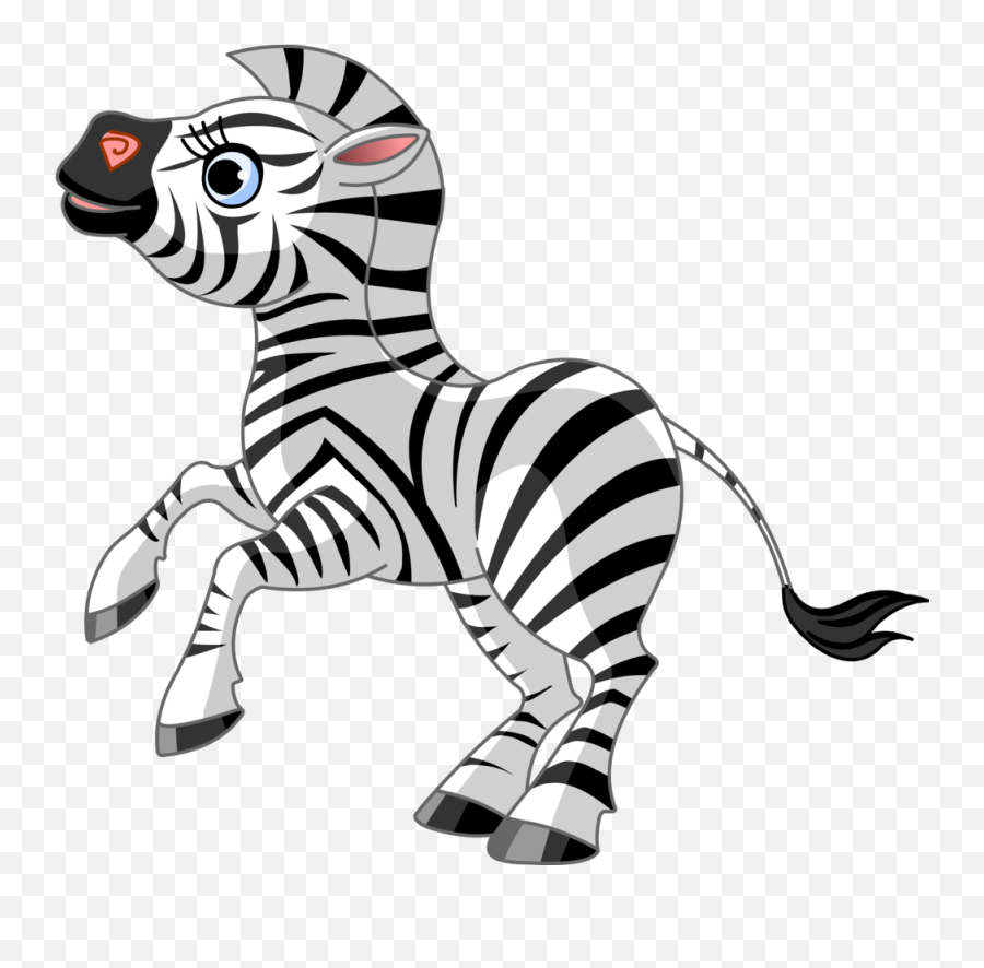 Blue Zebra Clipart - Zoo Animals Clip Art 1000x941 Png Cartoon Clip Art Pictures Of Zoo Animals Emoji,Zebra Clipart