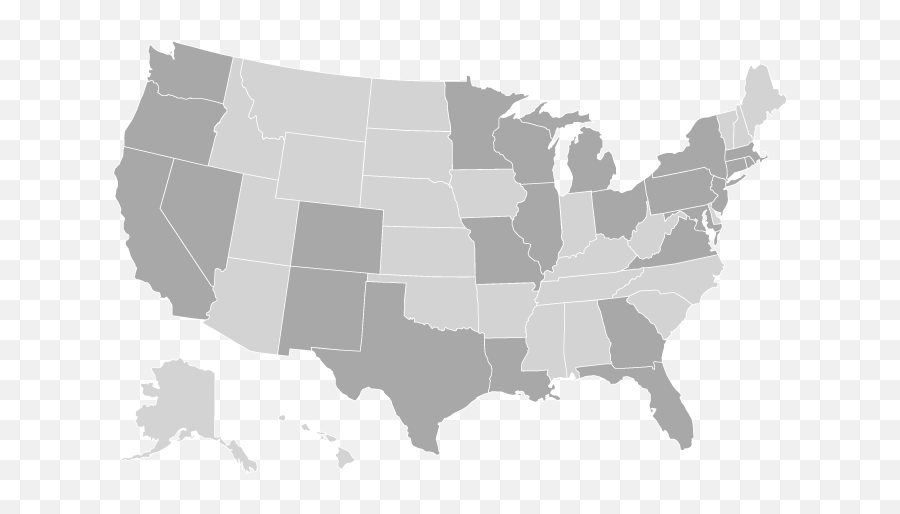 Usa Map Png - States That Teach Critical Race Theory Emoji,Usa Map Png