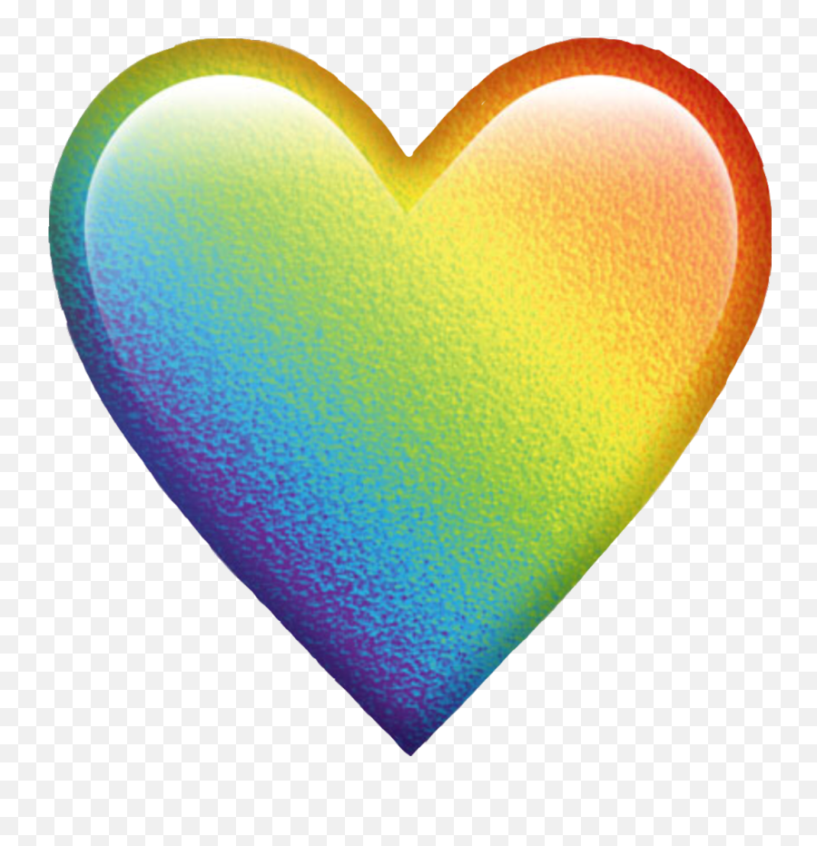 Heart Emoji Different Colors Clipart - Rainbow Heart Emoji Png,Heart Emoji Transparent Background