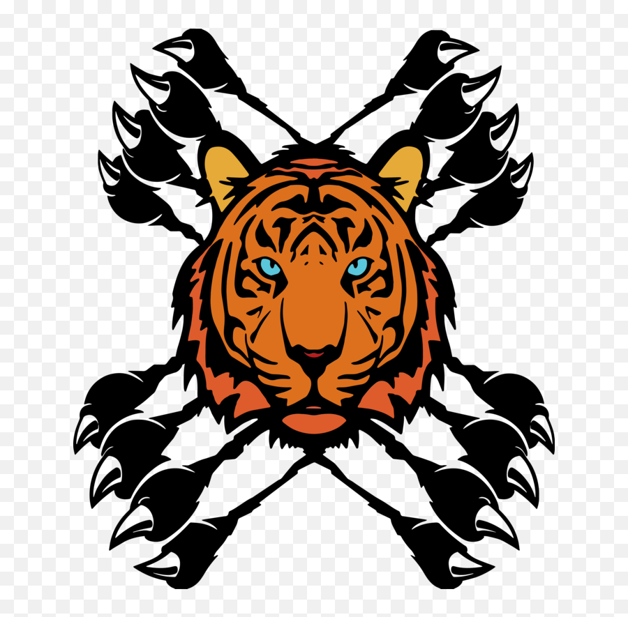 Tiger Svg Tiger Vector Tiger Png - Automotive Decal Emoji,Tiger Logo
