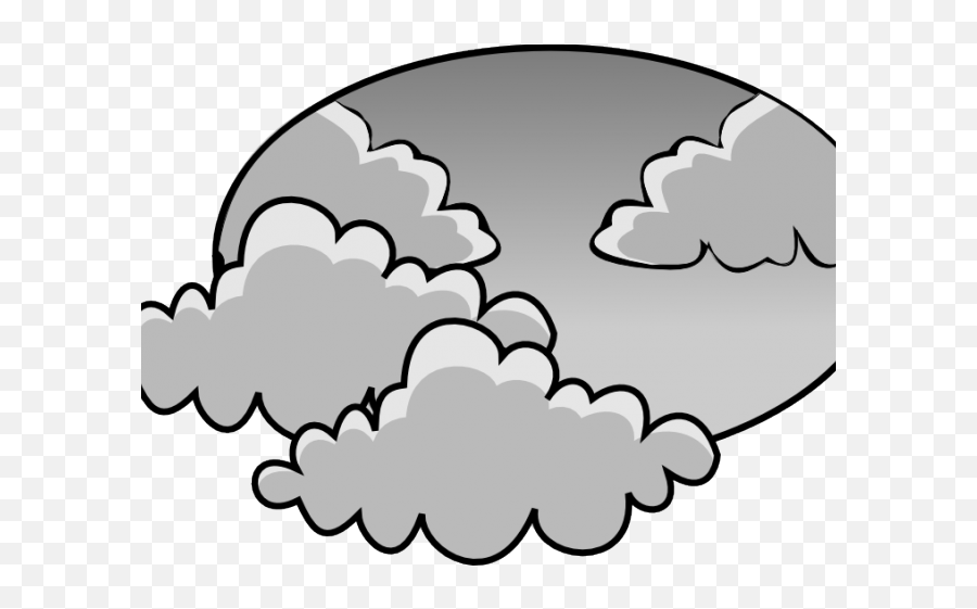 Weather Clipart Cloudy - Cloudy Weather Clipart Emoji,Weather Clipart