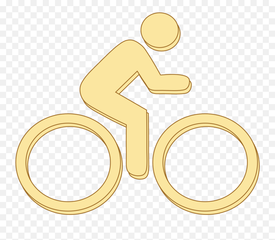 Yellow Bicycle Clipart Free Image Emoji,Bicycle Clipart
