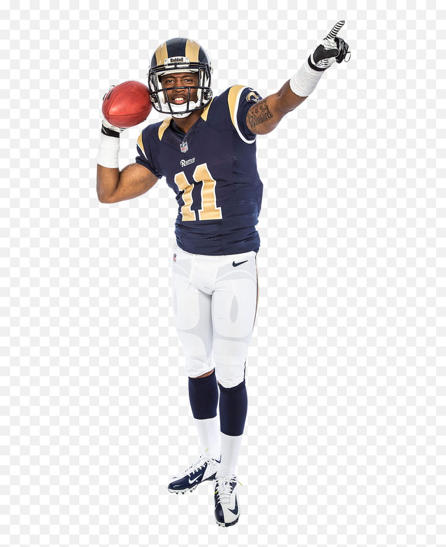 Download American Football Player Png - Revolution Helmets Emoji,St Louis Rams Logo