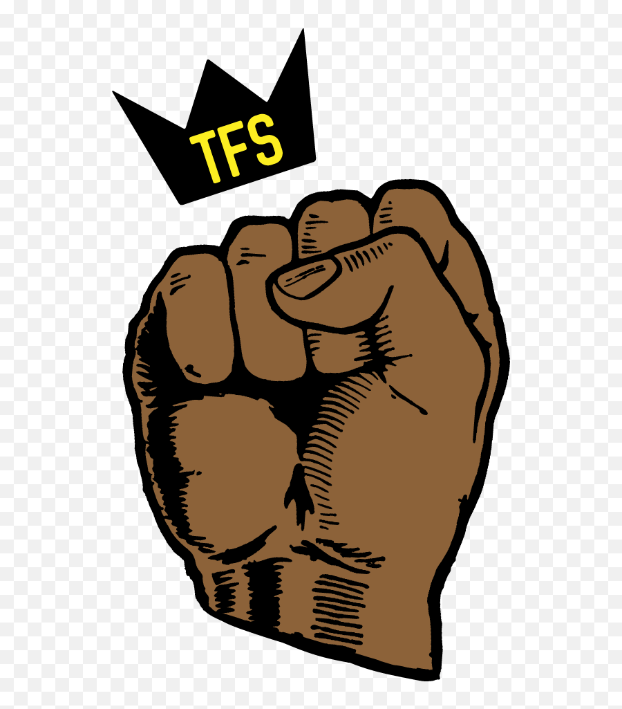 Black Power Fist Drawing Clipart - Brown Fist Png Transparent Emoji,Fist Clipart