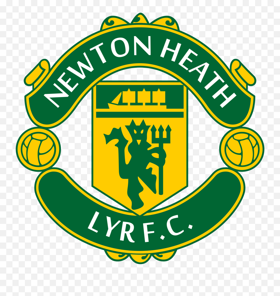 Download Hd Kit Manchester United Logo - Manchester United Newton Heath Logo Emoji,Manchester United Logo