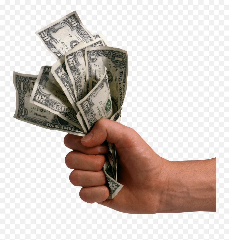 Money Png Image Background - Hand Holding Money Transparent Emoji,Money Png