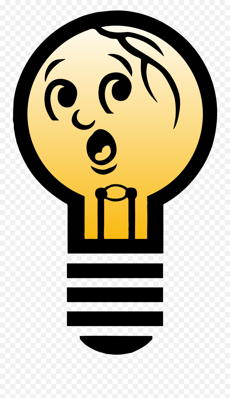 Clip Black And White Library Bright Light Bulb Gallery - Clip Art Lampu Emoji,Light Bulb Clipart Black And White