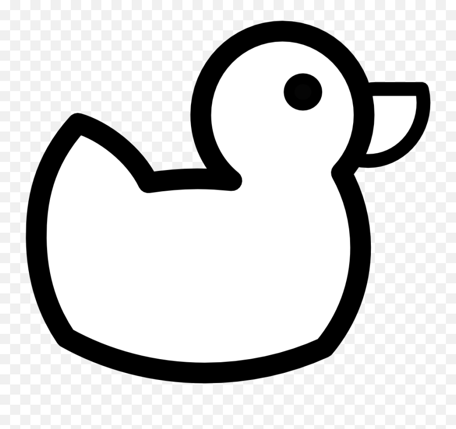 Duck Outline Clip Art - Vector Clip Art Online Royalty Free Duck Outline Clipart Emoji,Royalty Free Clipart