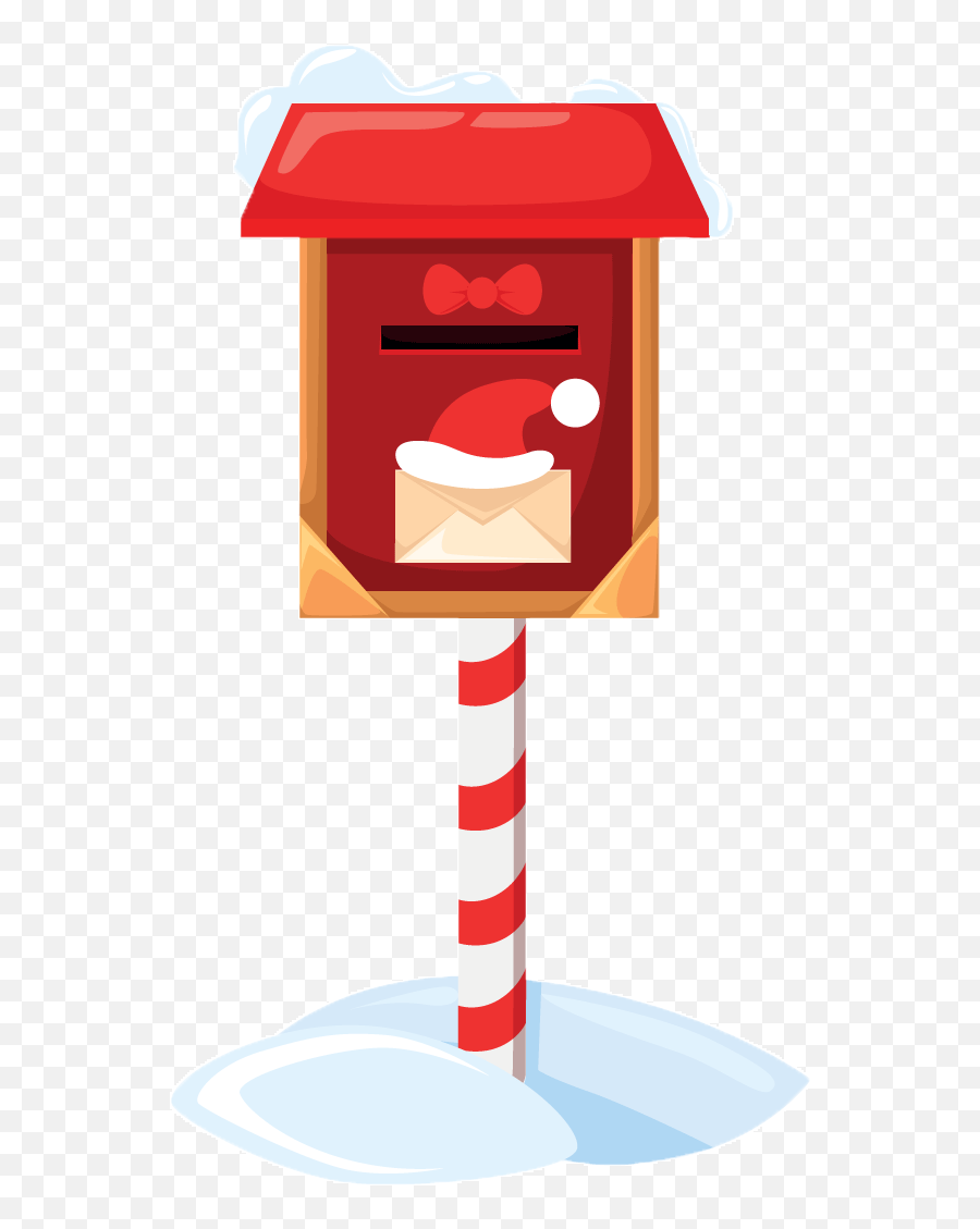 Santa Claus Post Box Clipart - Buzon Para Cartas De Navidad Emoji,Christmas Mailbox Clipart