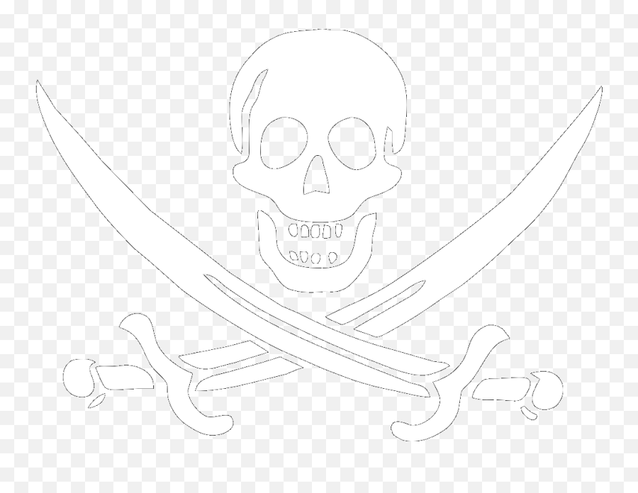 Pirate Flag Jack Rackham Png Svg Clip Art For Web - Language Emoji,Pirate Flag Clipart