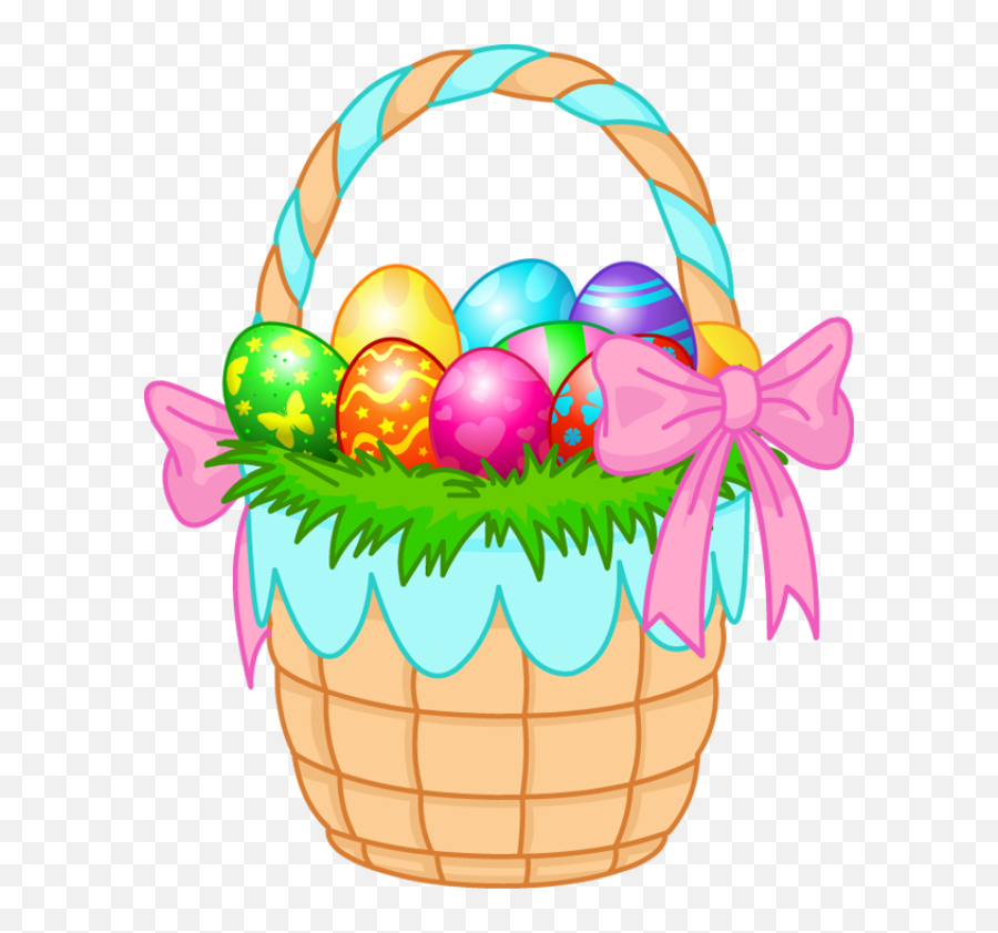 Easter Clipart Decoration Easter - Easter Egg Basket Clip Art Emoji,Easter Clipart