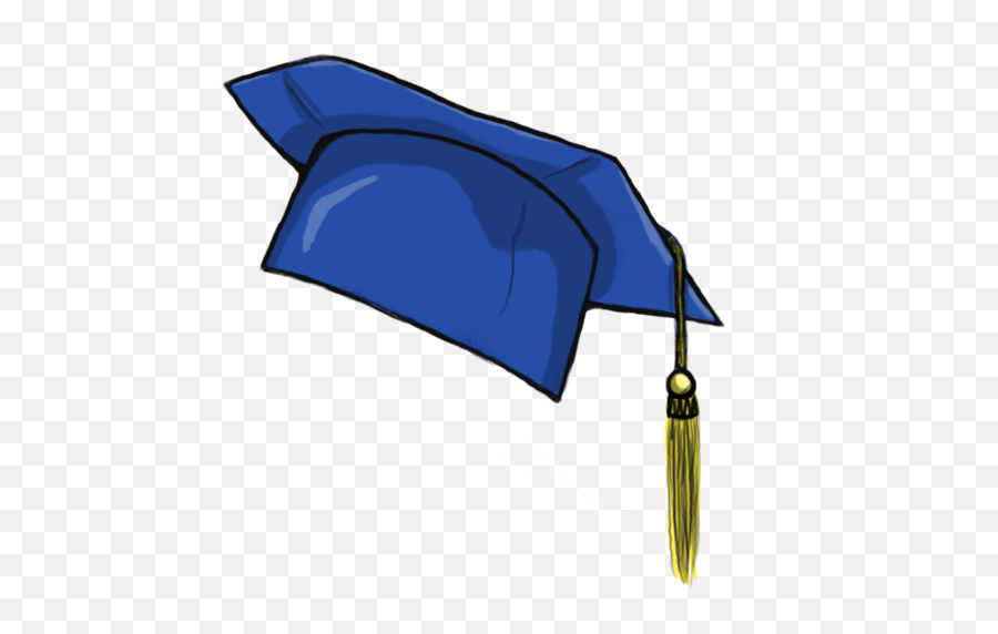 Graduation Cap Clipart Transparent Png - Blue Transparent Background Graduation Cap Png Emoji,Graduation Cap Clipart