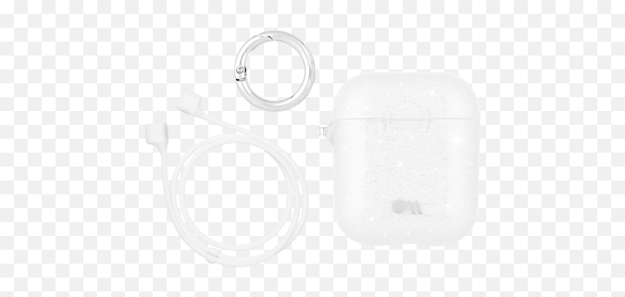 Case - Mate Hook Ups Case With Neck Strap For Apple Airpods Emoji,Airpod Transparent Background