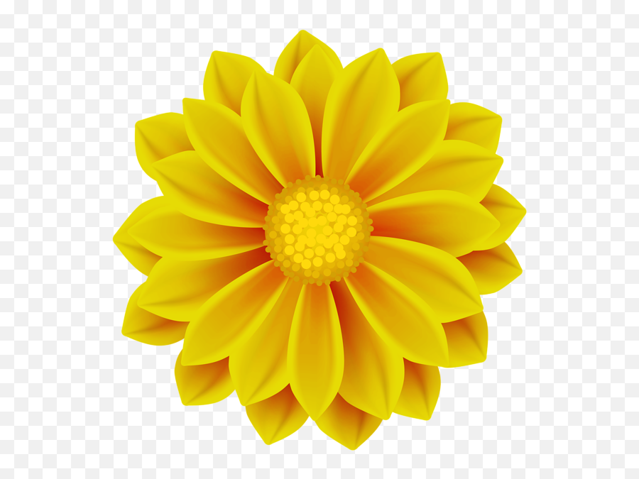 Yellow Flower Png Clip Art In 2021 Digital Flowers Flower Emoji,Flowers Clipart Transparent