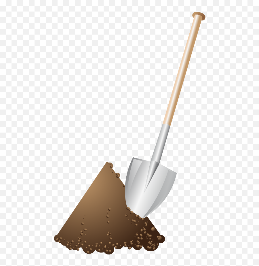 Shovel And Dirt Clipart Free Png Image - Shovel In Dirt Png Emoji,Shovel Clipart