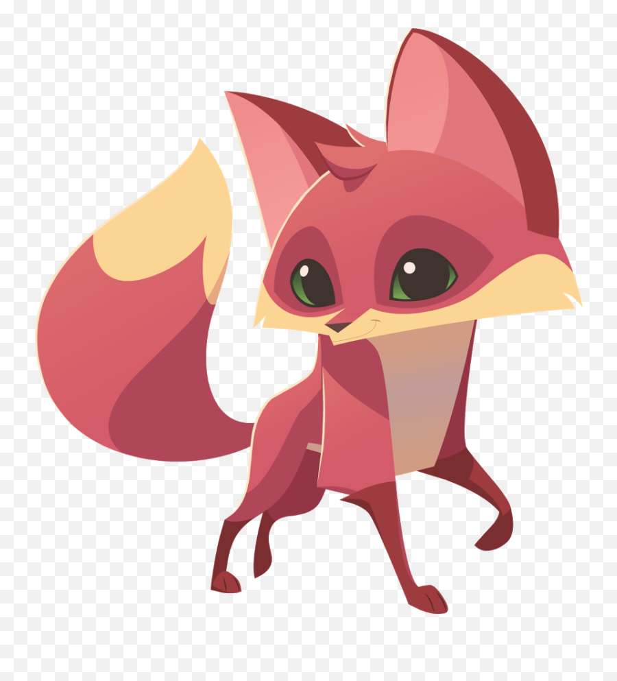 Animal Jam Gray Wolf Lemur Arctic Fox - Fox Png Download Emoji,Animal Jam Png