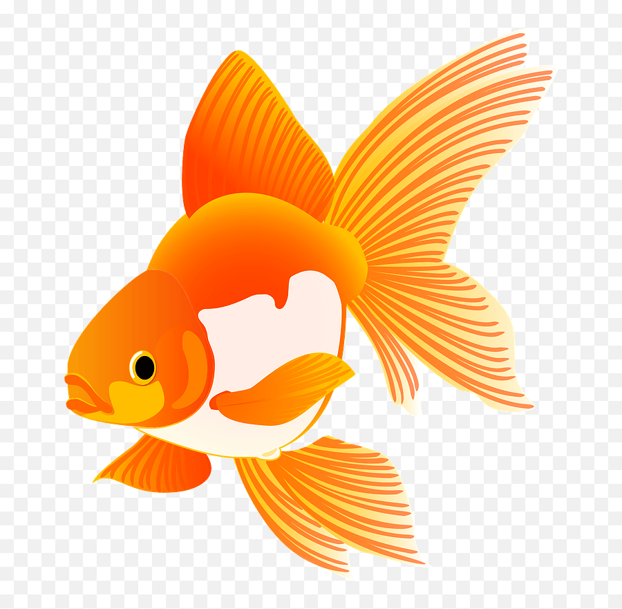 Goldfish Clipart - Goldfish Clipart Creazilla Emoji,Goldfish Clipart