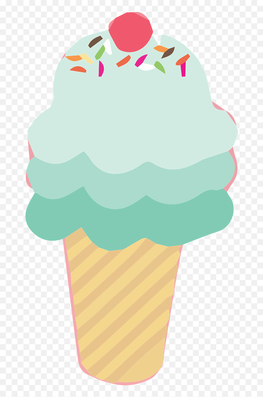 Ice Cream Cones Clipart Commercial Use - Ice Cream Cone Clip Art Transparent Background Ice Cream Cone Emoji,Ice Cream Cone Clipart