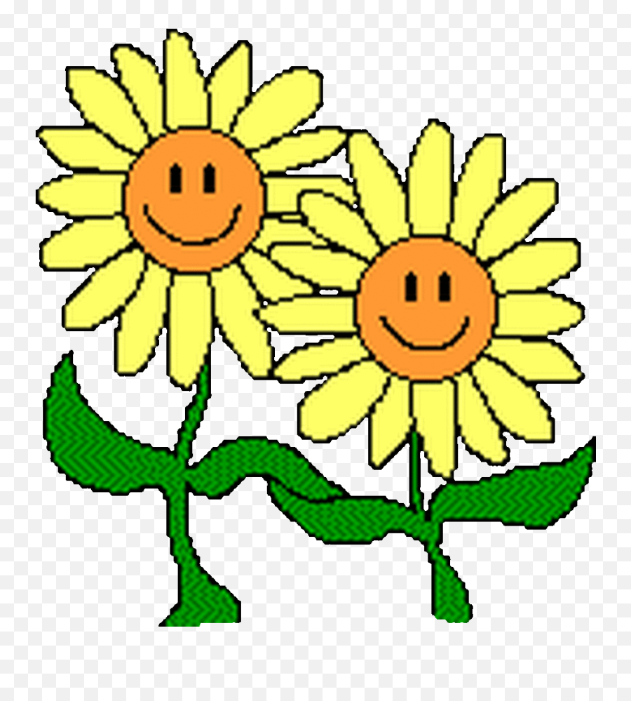 Flower Clipart Smile Transparent Free - Dancing Animated Flower Gif Emoji,Flower Clipart