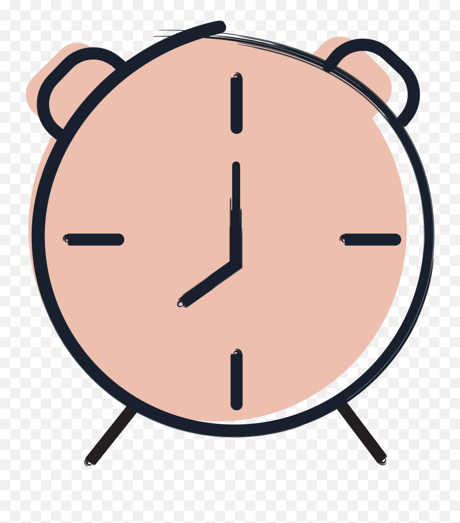 Blue Clock Icon Png Clipart - Tan Cute Clock Icon Emoji,Clock Icon Png