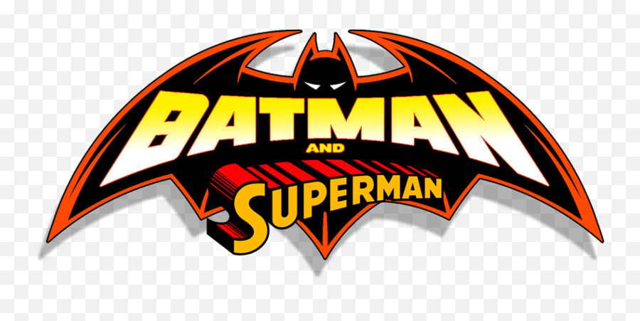 Batman Superman Logo Name Inside Pulse - Batman Logo Black And Orangepng Emoji,Superman Logo Png