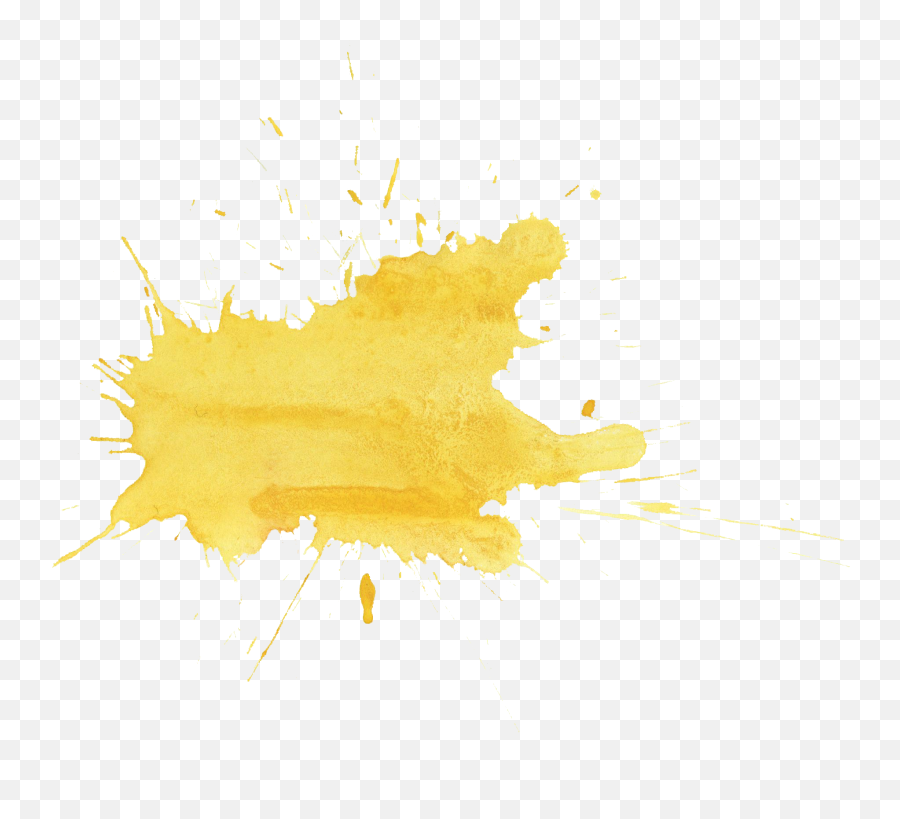 Yellow Paint Splatter Transparent - 10 Free Hq Online Puzzle Yellow Water Color Transparent Emoji,Transparent Paint