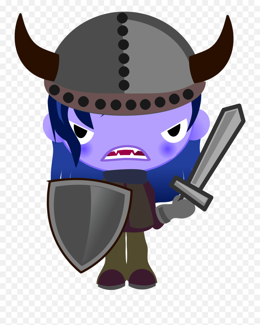 Clipart Of The Angry Dracula Warrior - Vampire Emoji,Angry Clipart