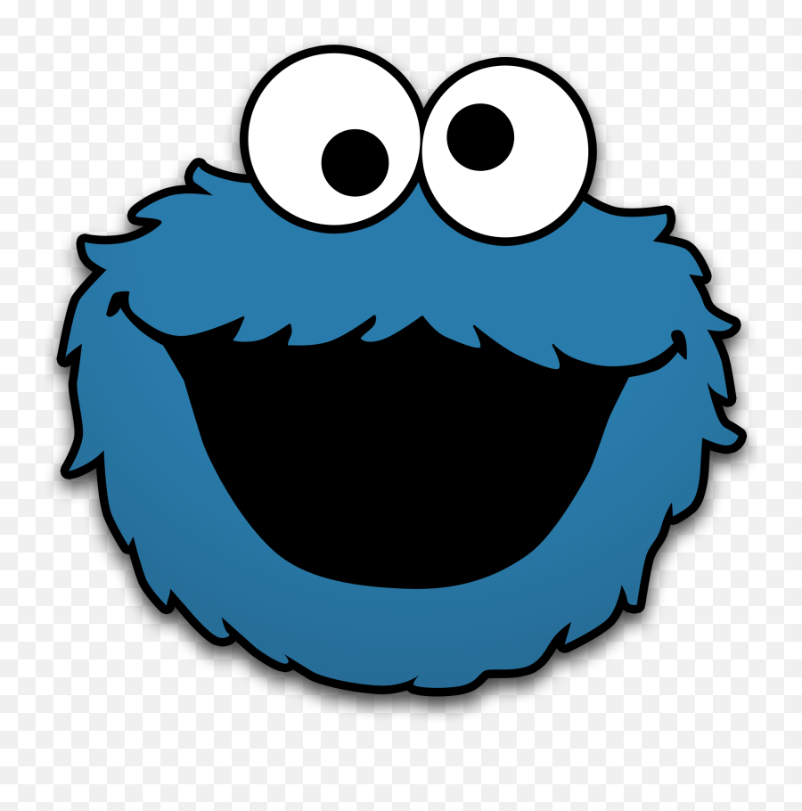 Cookie Monster Eating Cookies Clipart - Cookie Monster Clipart Cookie Monster Emoji,Cookie Clipart