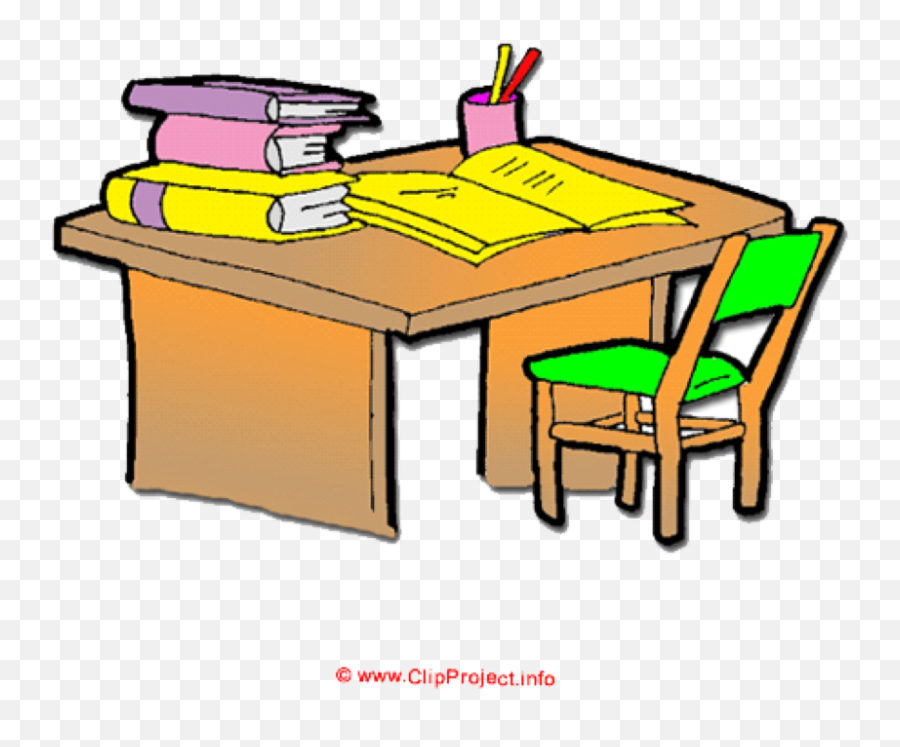Clip Download Organized Desk Clipart - Organized Cartoon Emoji,Desk Clipart