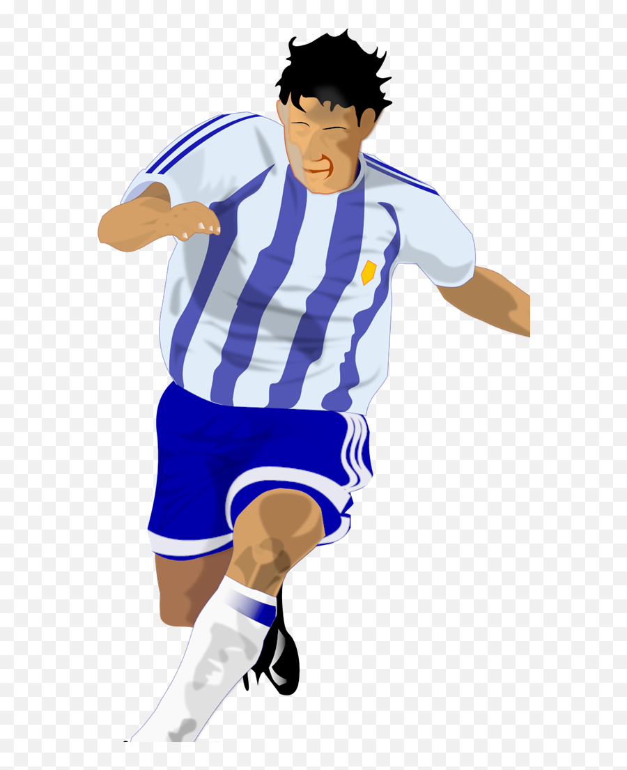 Futbolista Soccer Player Svg Vector Futbolista Soccer - Cartoon Soccer Player Emoji,Soccer Clipart