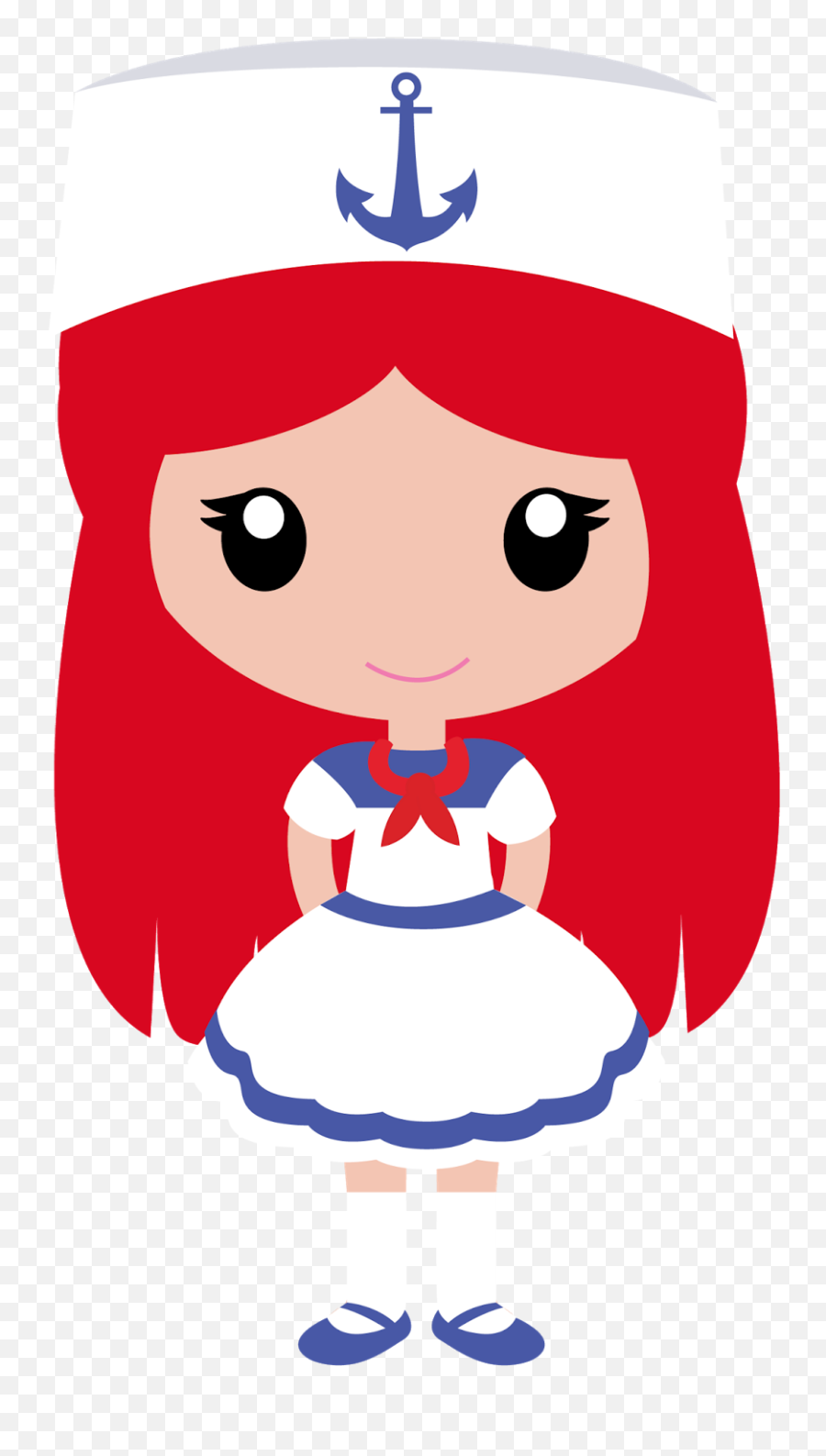 Nautical Theme - Sailor Girl Clipart Emoji,Sailor Clipart