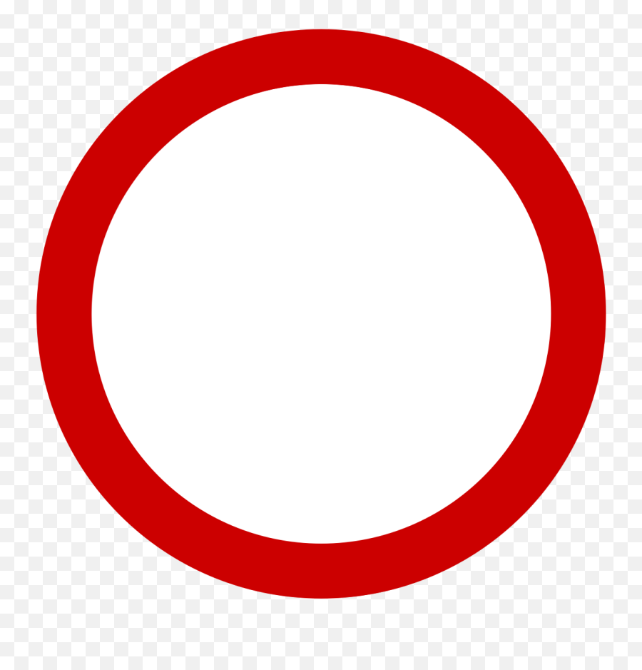 Simbolo De Prohibido Png - Red Circle Thumbnail Png Emoji,Prohibido Png