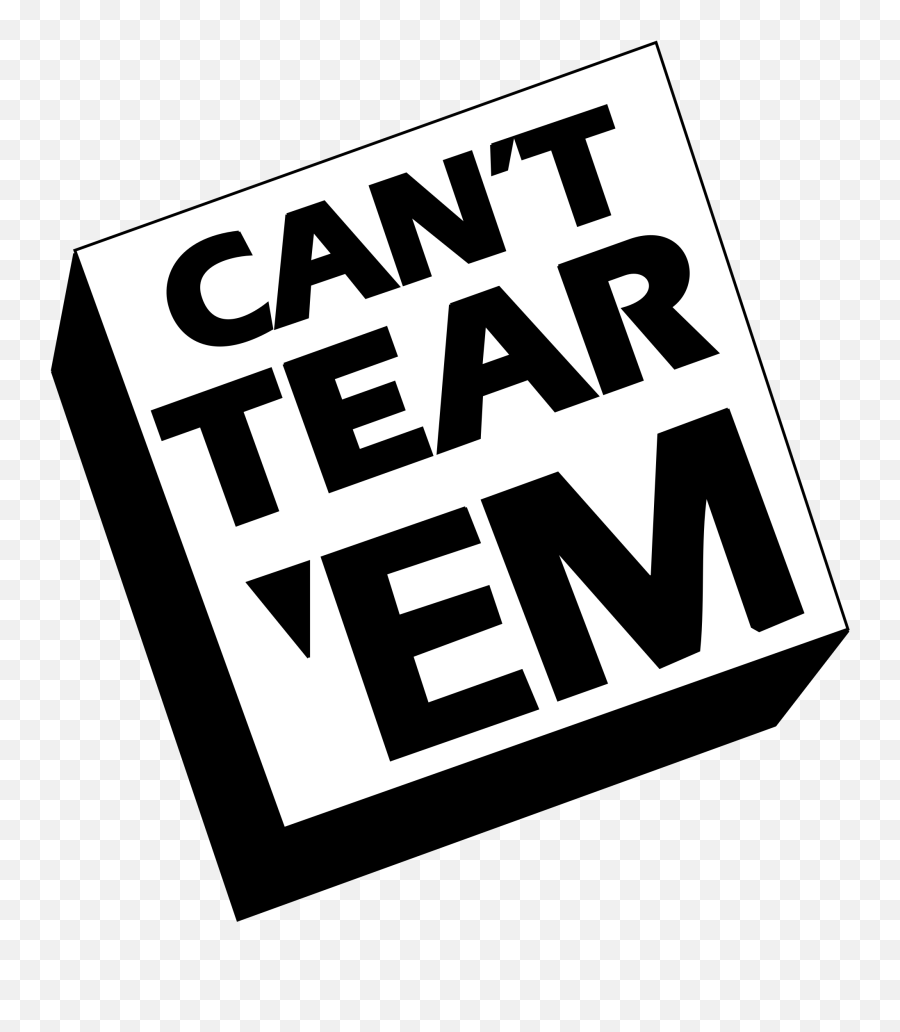 Cant Tear Em Logo Png Transparent - Can T Tear Em Logo Emoji,Tear Png