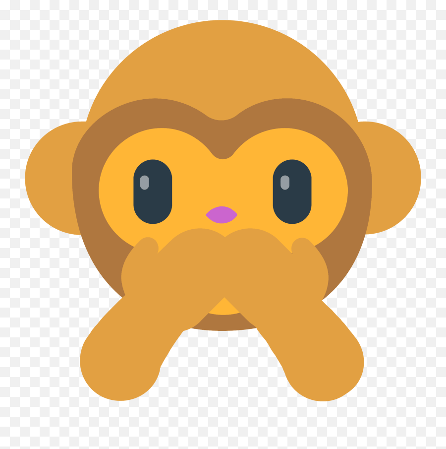 Speak - Noevil Monkey Emoji Clipart Free Download Emoji Mono Manos En La Boca,Speak Clipart