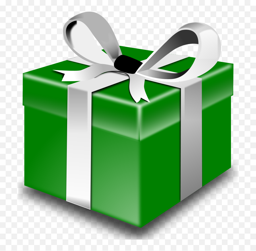 Free Clipart Green Present Secretlondon - Gift Box Emoji,Secret Clipart