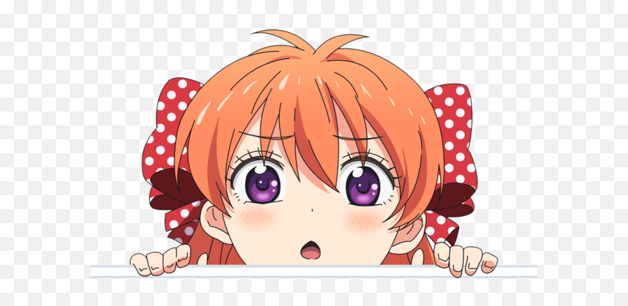 Anime Girl Blush Transparent Background - Manga Emoji,Anime Transparent