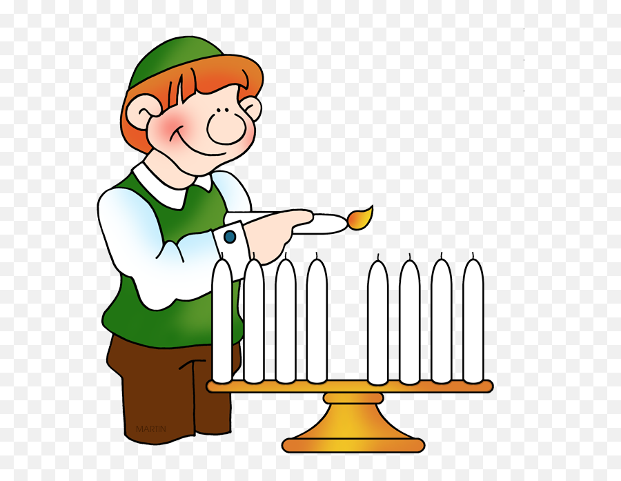 Download Hd Hanukkah Menorah Clipart At - Lighting A Menorah Clipart Emoji,Menorah Clipart