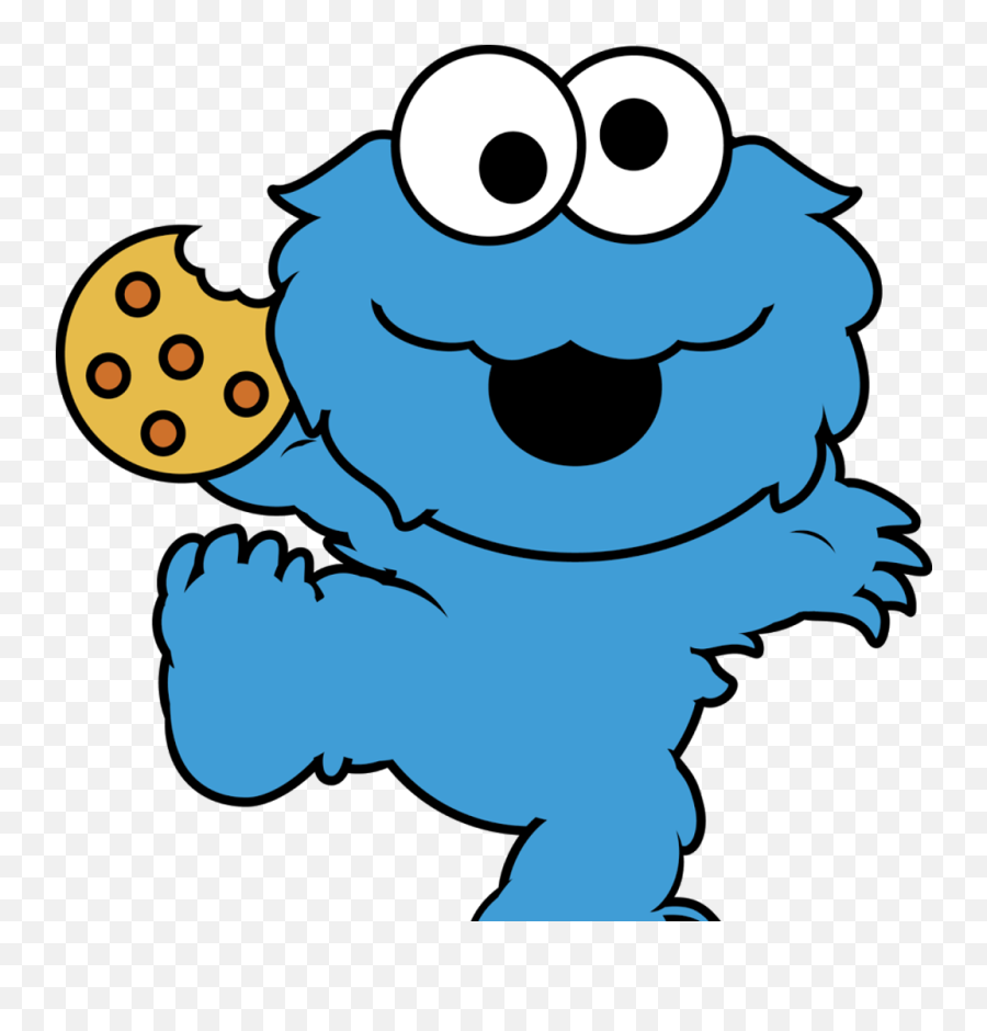 Cookie Monster Cute Cookies Image By Jazygirl Stop - Cute Emoji,Cookie Clipart Black And White