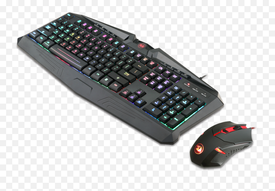 Redragon S101 - 1 Gaming Keyboard Mouse Combo Rgb Led Backlit Emoji,Computer Mouse Png