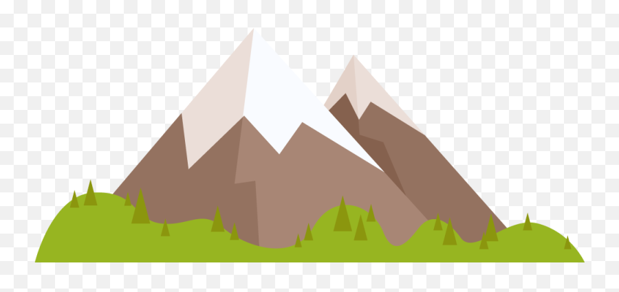 Mountain Clipart Snow Mountain - Mountain Clipart Emoji,Mountain Clipart
