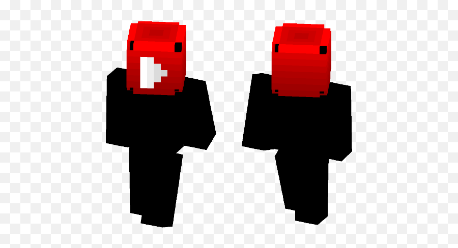 Youtube Logo Minecraft Skin - Png Minecraft Skin Tony Stark Emoji,Youtube Logo