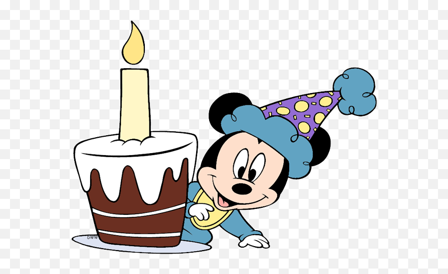 Disney Birthdays And Parties Clip Art Disney Clip Art Galore Emoji,Baby Mickey Png