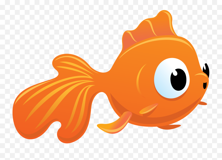 Goldfish Clipart Basic Fish Goldfish - Baby Goldfish Clipart Emoji,Goldfish Clipart