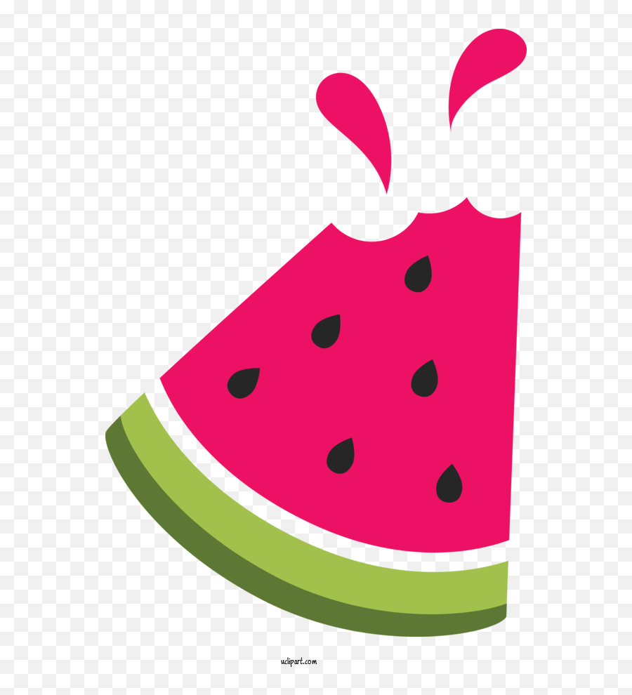 Food Watermelon Watermelon M Leaf For Watermelon Emoji,Watermelon Transparent Background