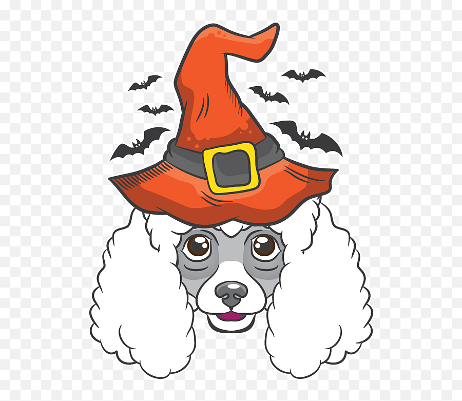 Halloween Shirt Witch Poodle Dog Costume Gift Iphone 12 Case Emoji,Halloween Dog Clipart