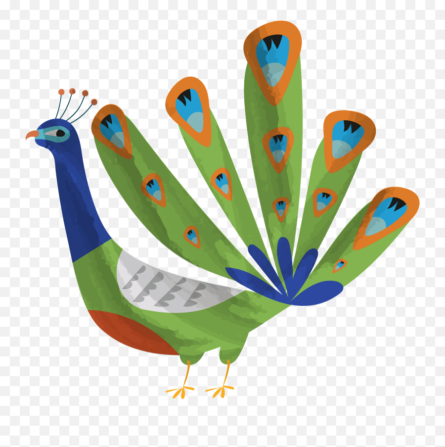 Peacock Clipart - Peafowl Emoji,Peacock Clipart